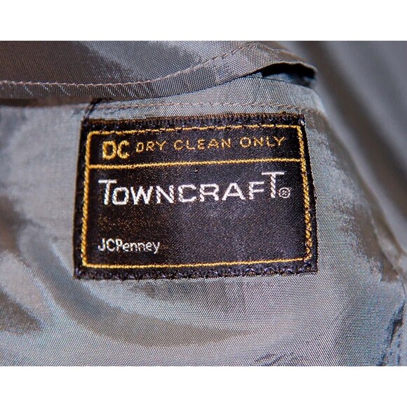 Vintage 1970s Towncraft Mens Blazer Sportcoat See Measurements Retro EUC - Picture 6 of 7